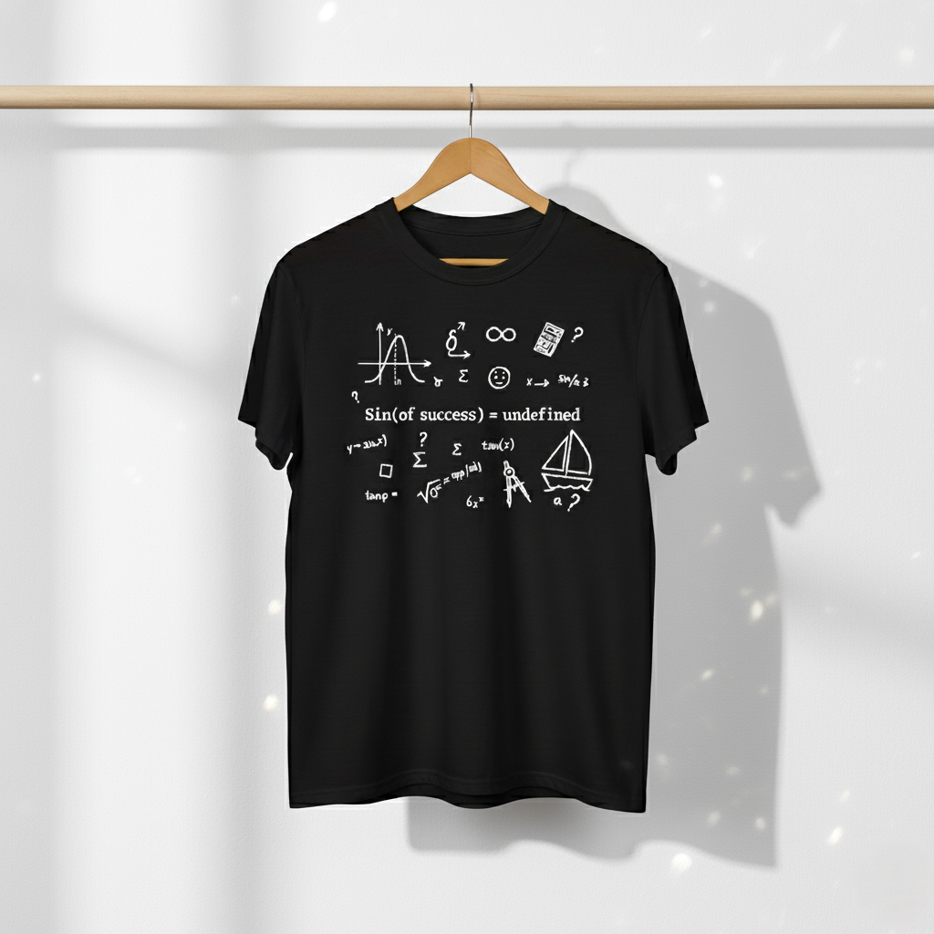 📉 Sin(of Success) = Undefined Tee — Math Failed, We Didn’t 😵‍💫
